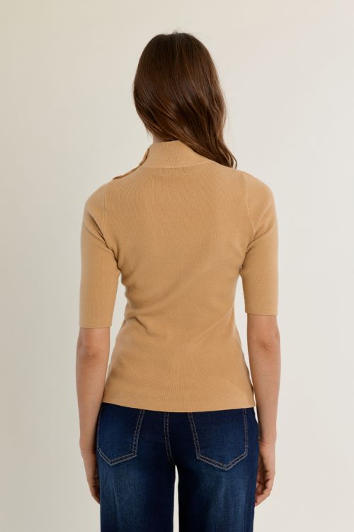 Turtleneck top, 3/4 sleeves