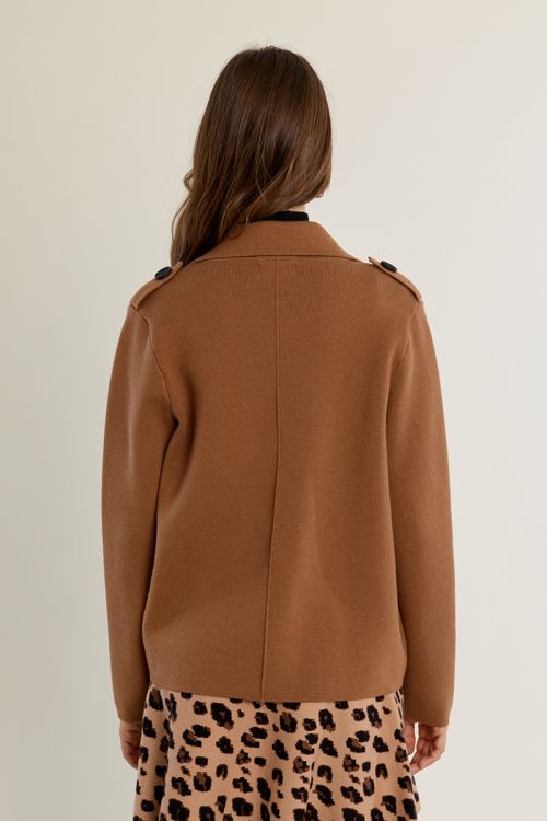 Manteau blazer, court