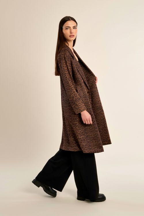 Manteau Georgia léopard