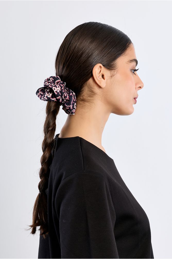 Black Nevada Scrunchie