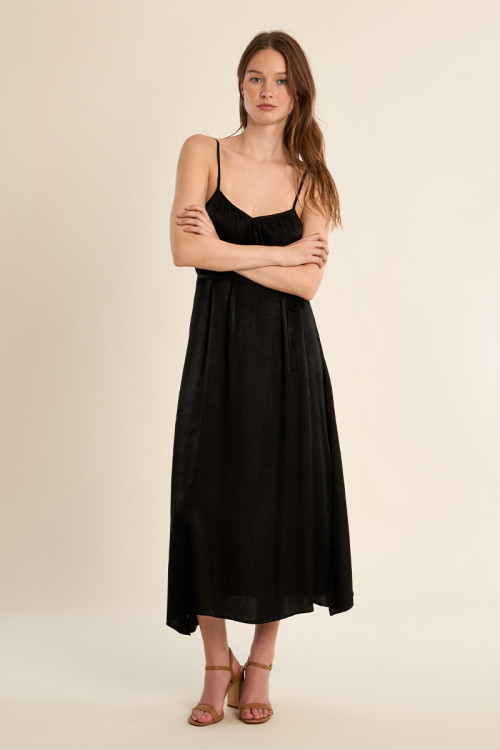 Long dress with thin straps