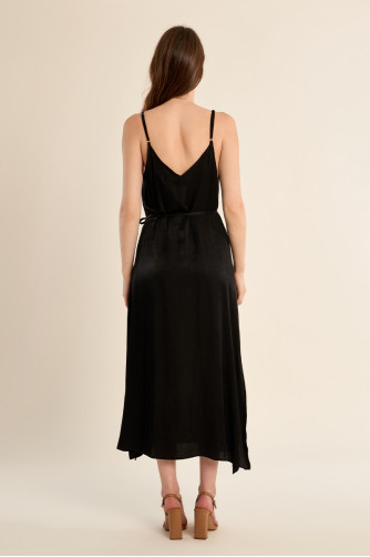 Long dress with thin straps