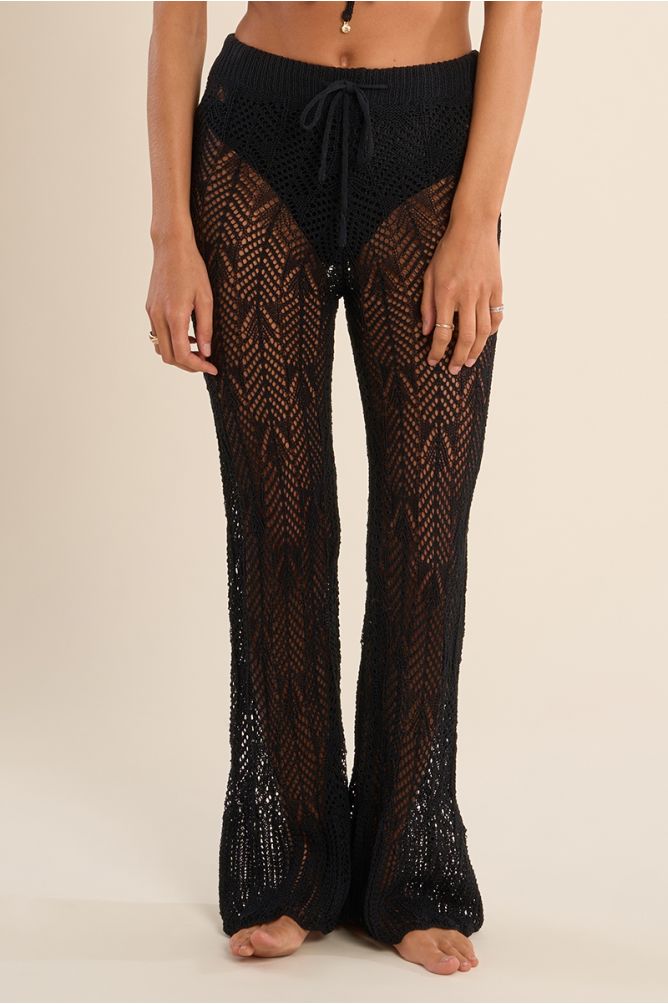 Pantalon de plage en crochet