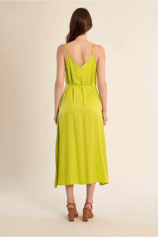 Long dress with thin straps