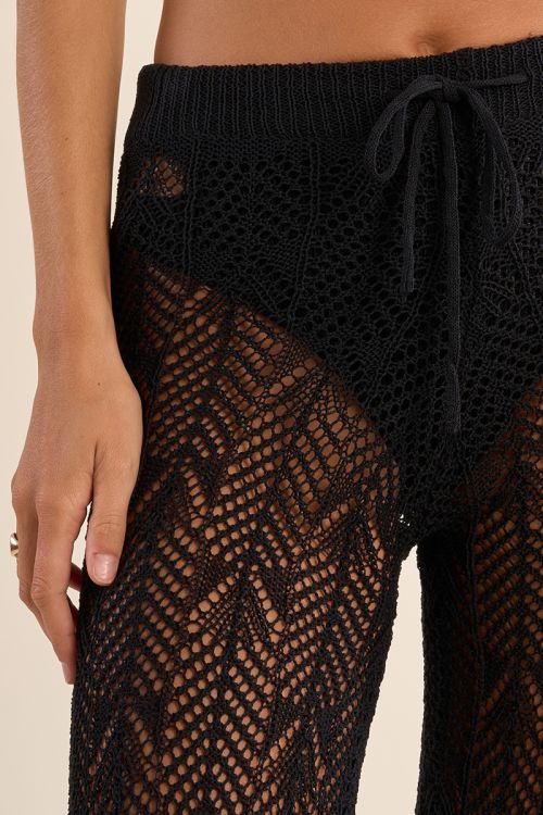 Pantalon de plage en crochet