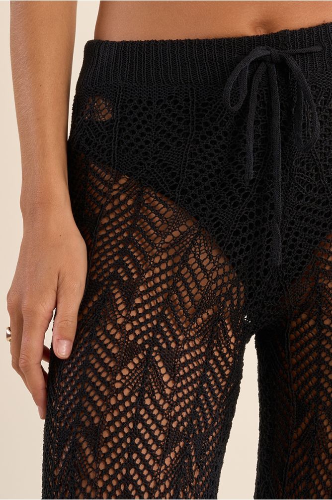Pantalon de plage en crochet