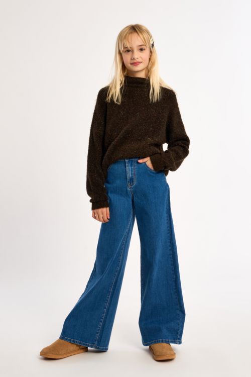 High-Waisted Jeans, Flared Fit