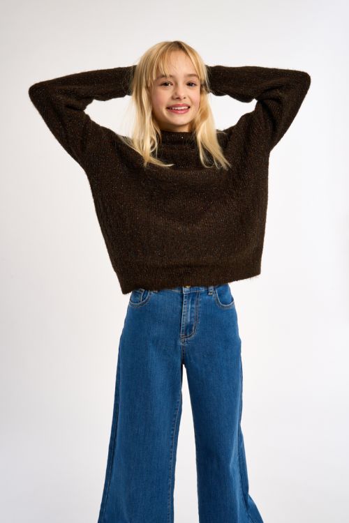 High-Waisted Jeans, Flared Fit