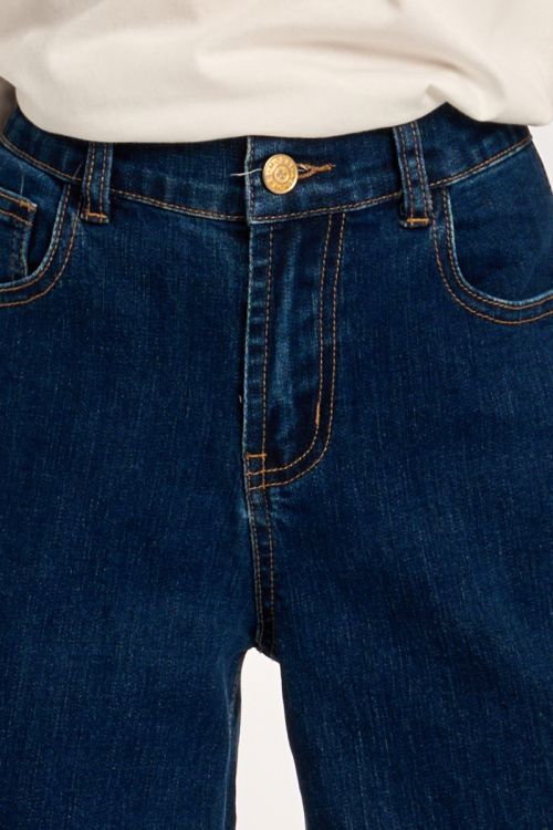 High-Waisted Jeans, Flared Fit