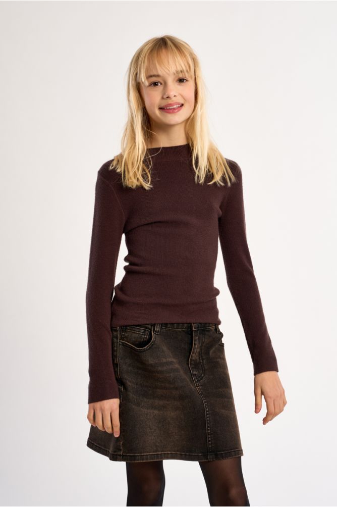 Pull en maille, col rond