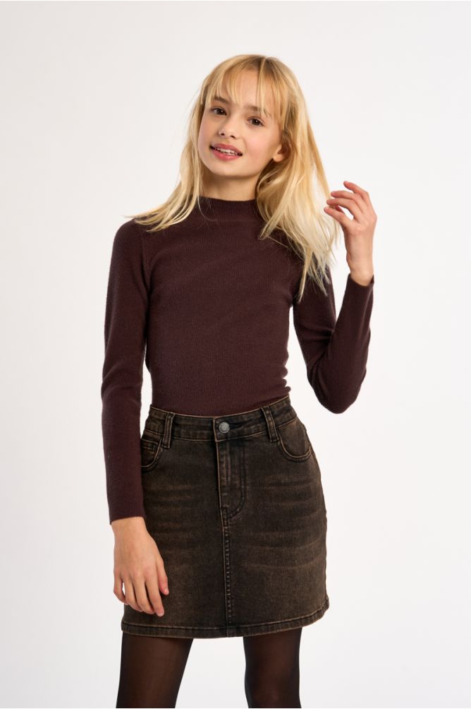 Pull en maille, col rond
