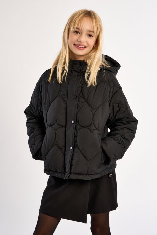 Quilted Jacket, Heart Pattern