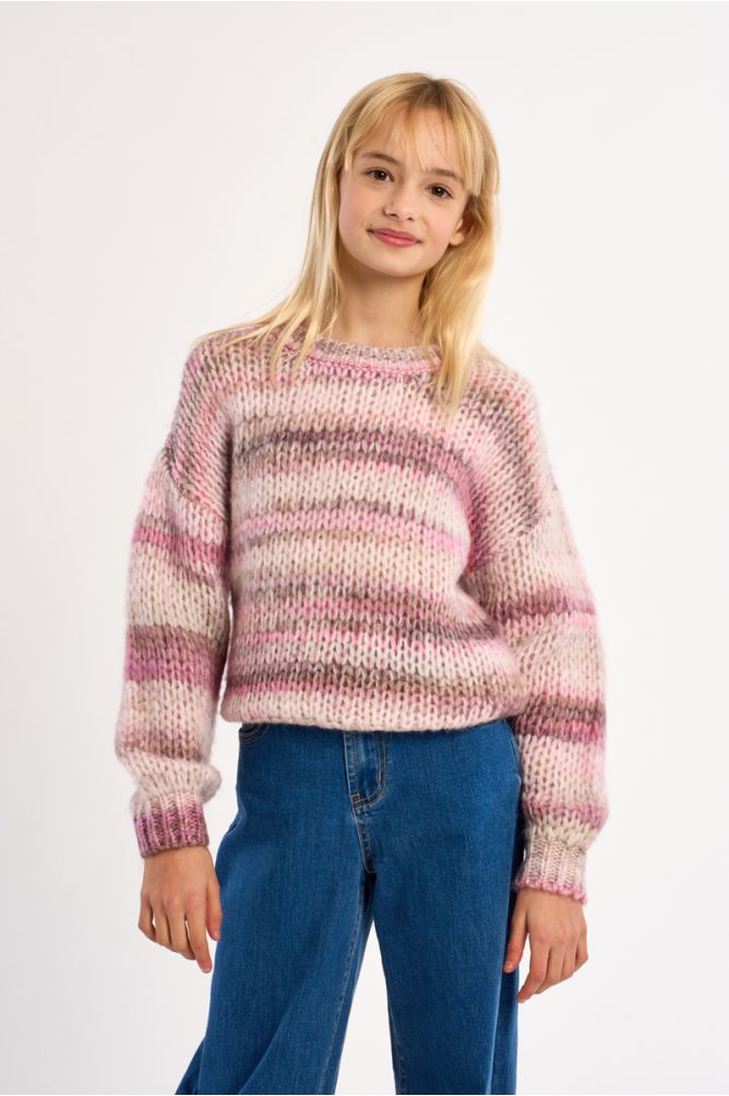 Pull en tricot Tie-Dye