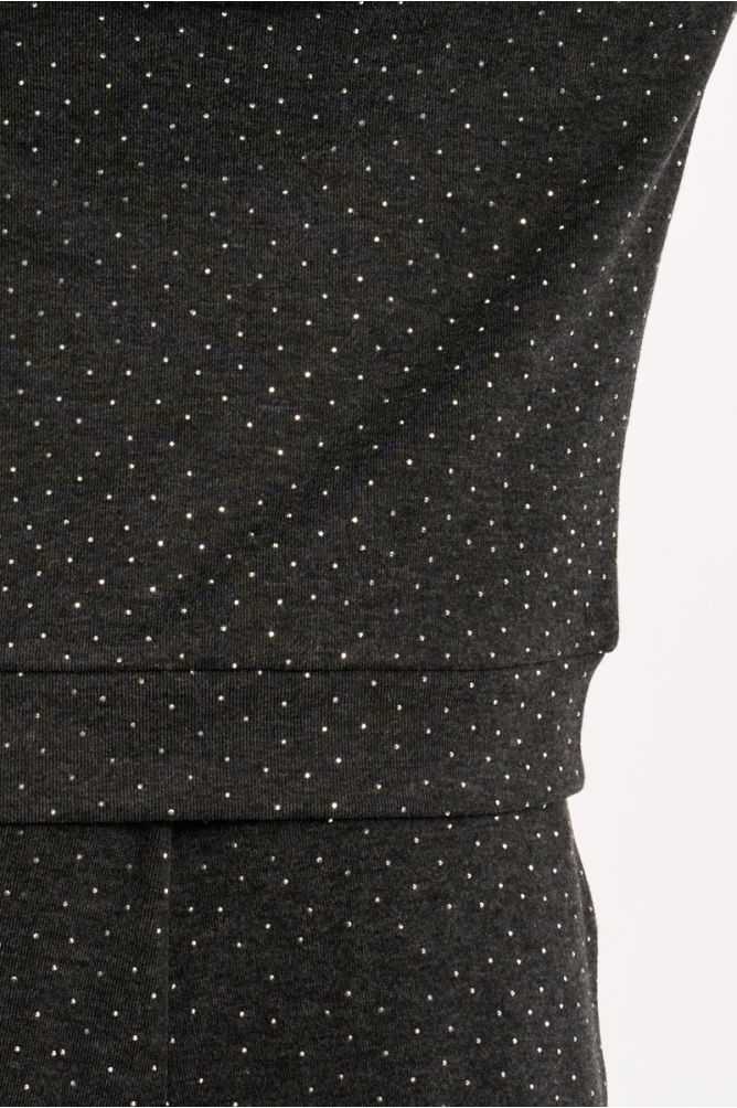 Veste zippée à pois
