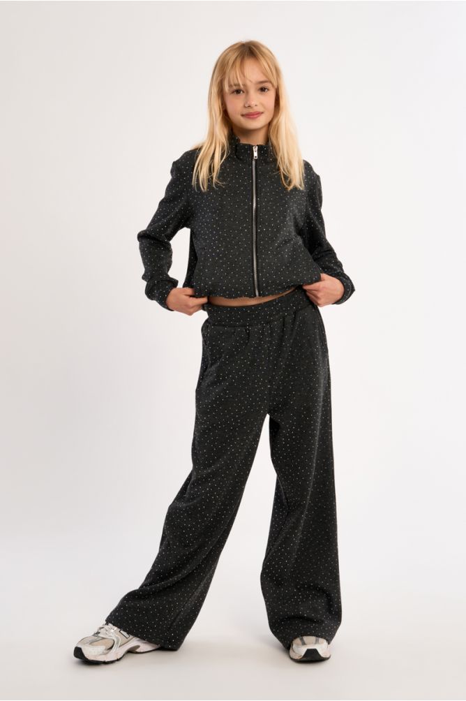 Pantalon jogger à pois