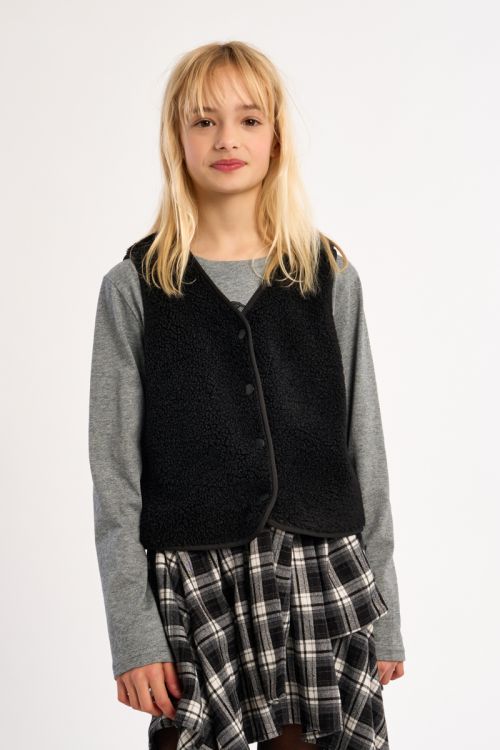 Giacca smanicata effetto montone - Molly Bracken Girl