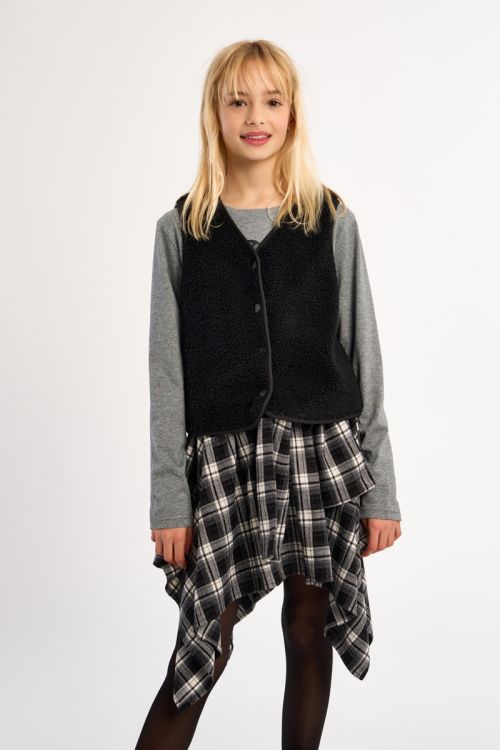 Giacca smanicata effetto montone - Molly Bracken Girl