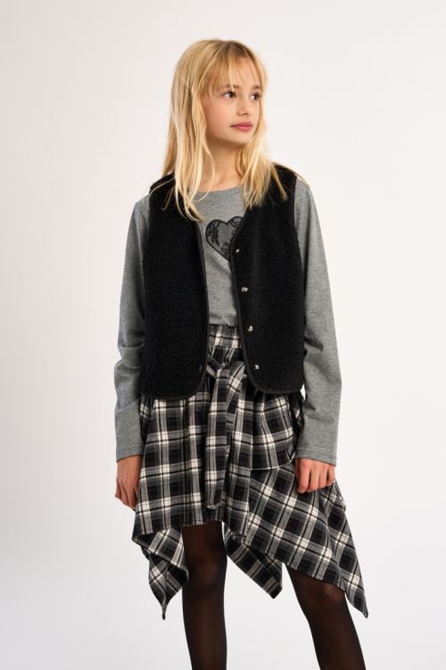 Giacca smanicata effetto montone - Molly Bracken Girl