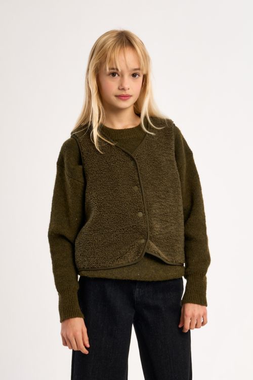 Giacca smanicata effetto montone - Molly Bracken Girl