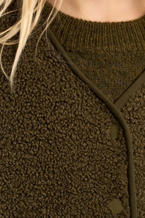 Giacca smanicata effetto montone - Molly Bracken Girl