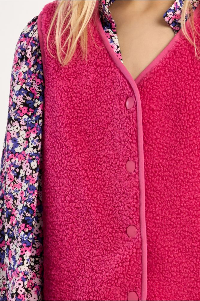 Giacca smanicata effetto montone - Molly Bracken Girl