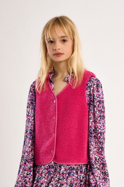 Giacca smanicata effetto montone - Molly Bracken Girl
