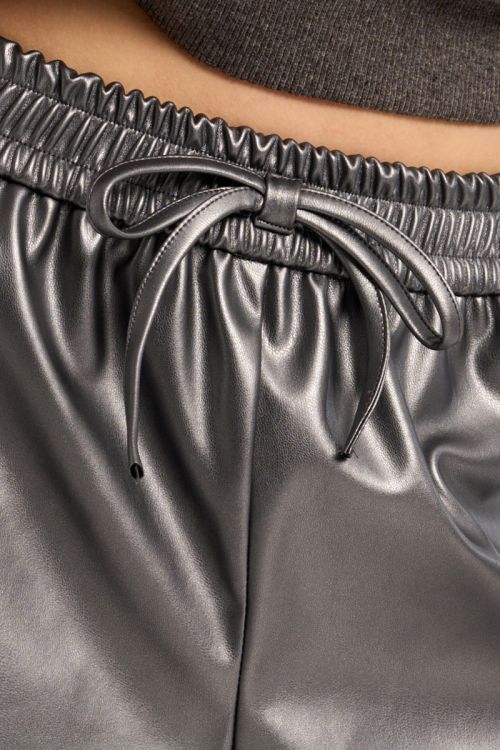 Shorts da annodare effetto similpelle - Molly Bracken Girl