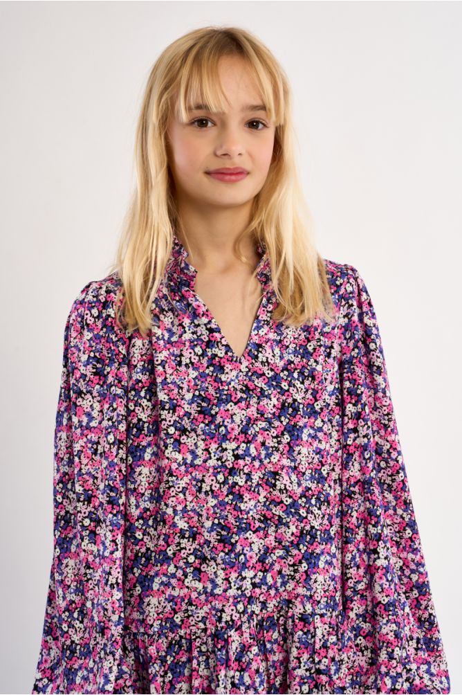 Abito con volant a fiori - Molly Bracken Girl