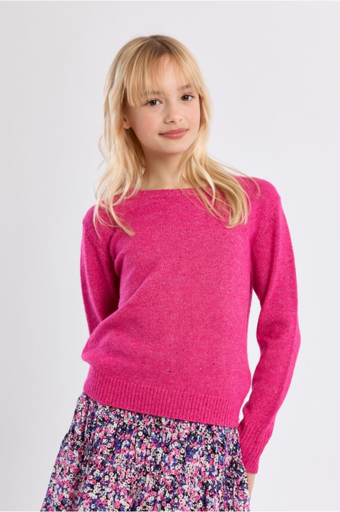 Pull en maille, parsemé de sequins