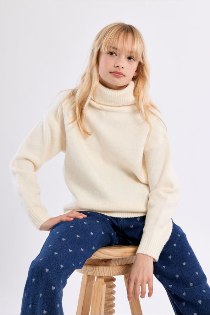 Jersey de manga larga y cuello alto