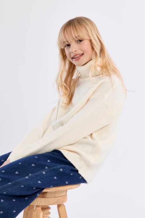 Maglione oversize a dolcevita - Molly Bracken Girl