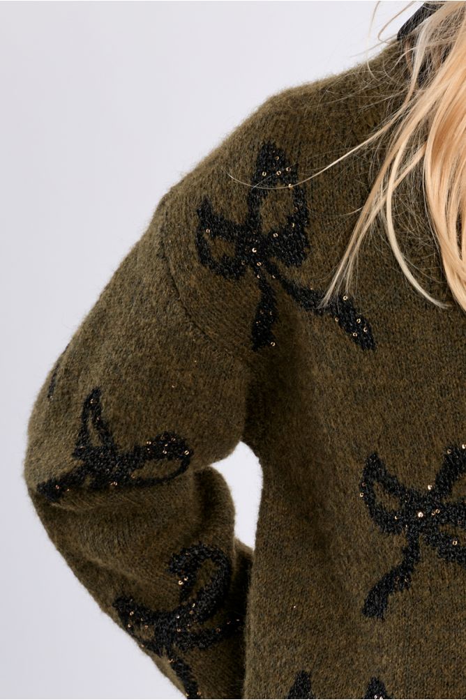 Cardigan con fiocchi abbottonati - Molly Bracken Girl