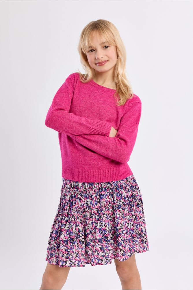 Gonna corta con balze a fiori - Molly Bracken Girl