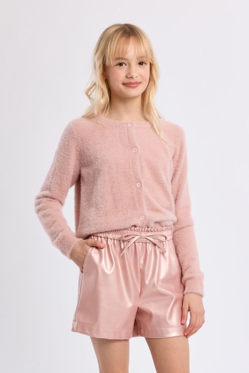 Shorts da annodare effetto similpelle - Molly Bracken Girl