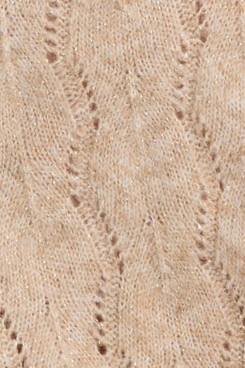Maglione in maglia traforata a collo alto - Molly Bracken Girl