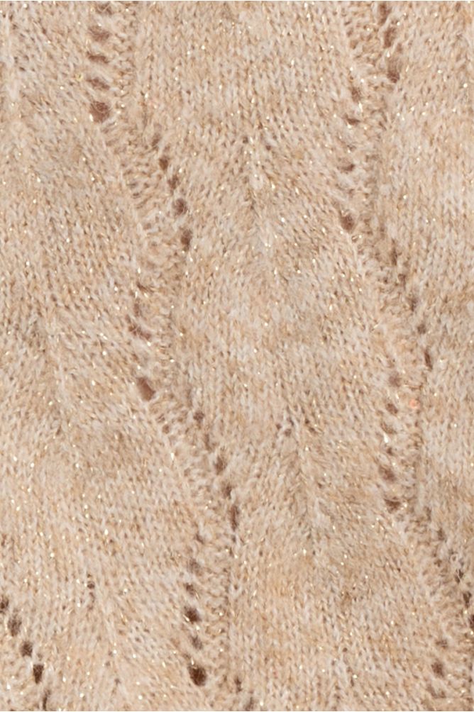 Maglione in maglia traforata a collo alto - Molly Bracken Girl