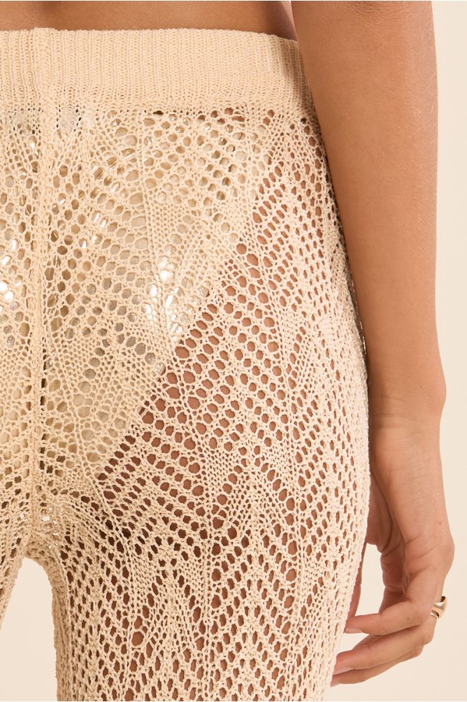 Pantalon de plage en crochet