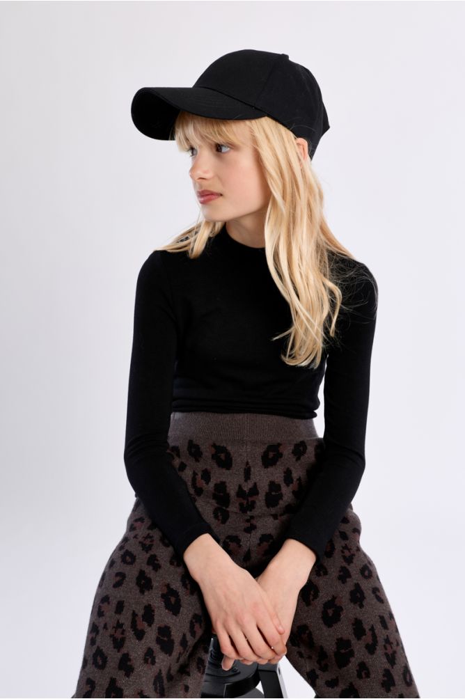 Top a maniche lunghe a collo alto - Molly Bracken Girl