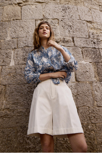 Short taille haute, paperbag