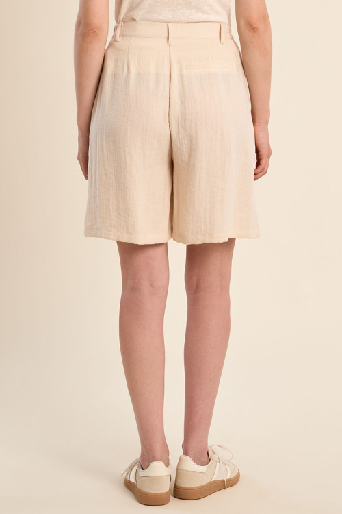 High Waisted Blazer Shorts