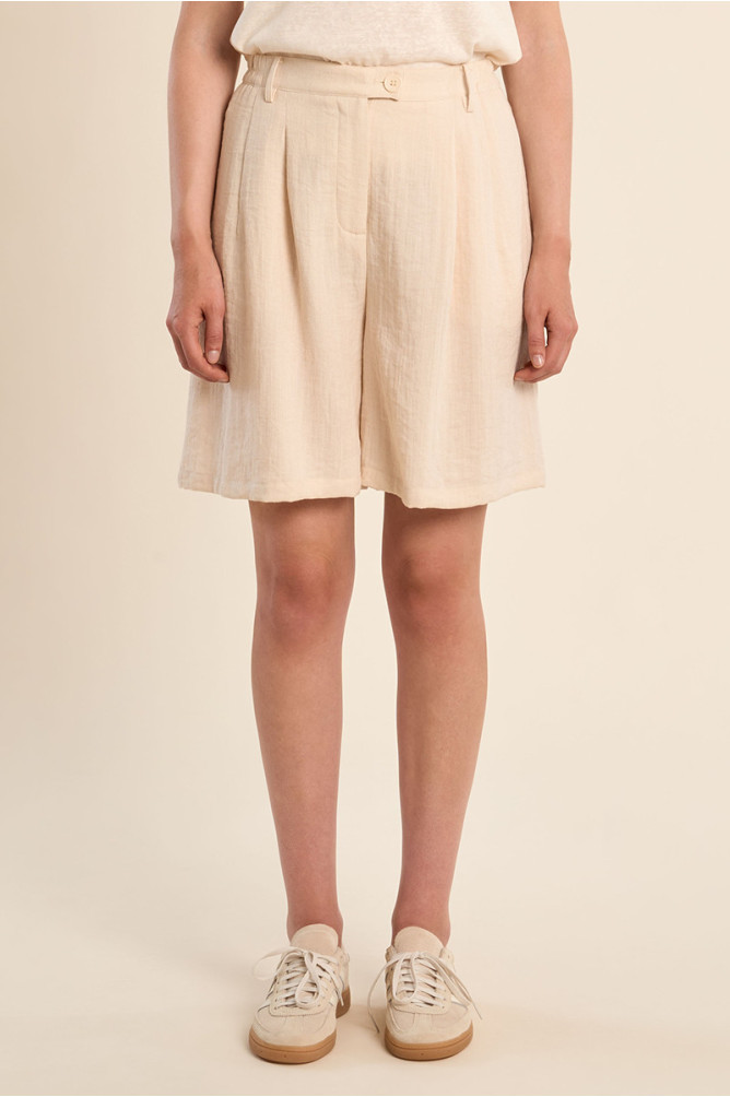 High Waisted Blazer Shorts