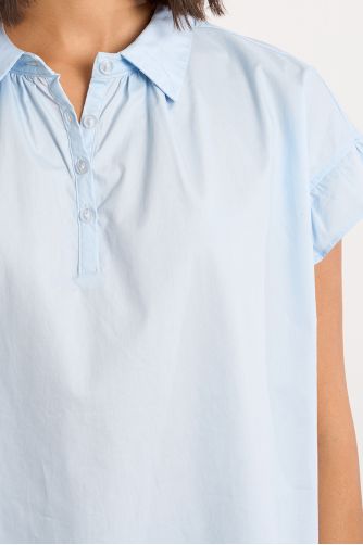 Cotton poplin blouse
