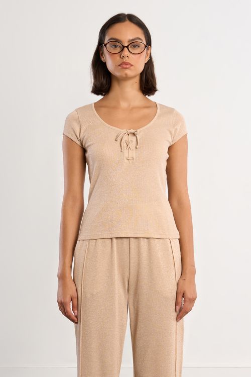 Top jogger irisé