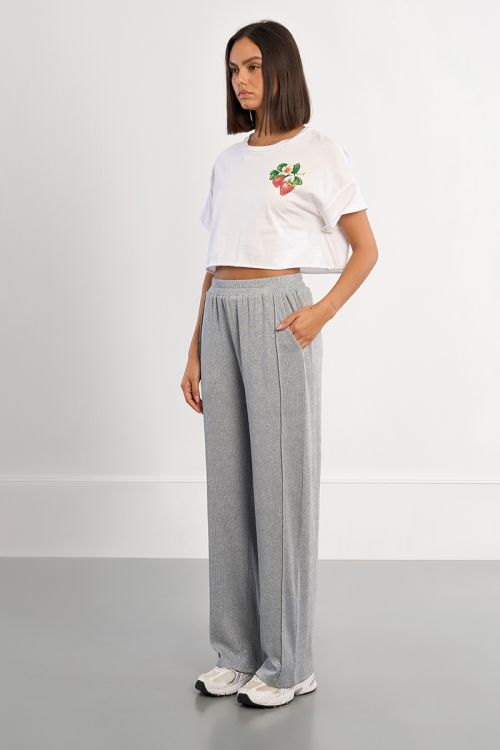 Iridescent jogger pants