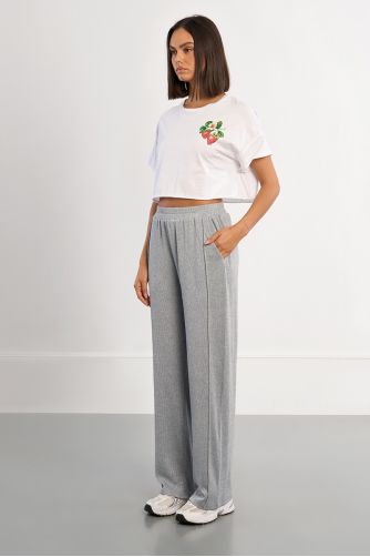 Iridescent jogger pants