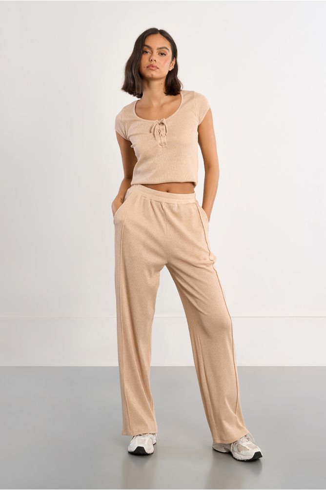 Pantalon jogger irisé