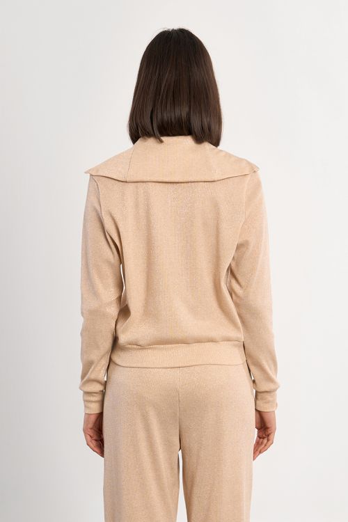 Veste de jogger irisée à double zip