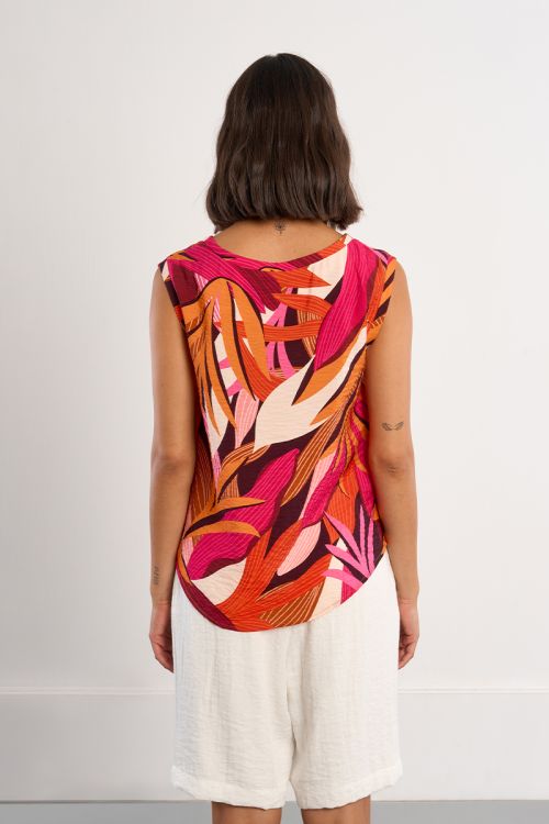 Graphic print tank top