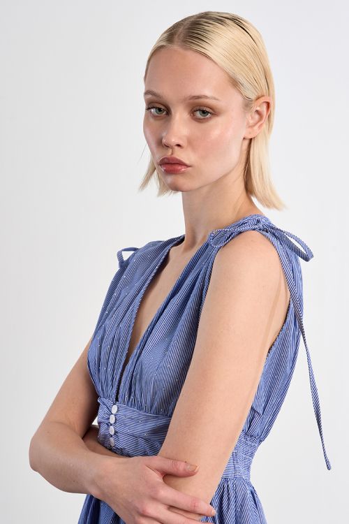 Rhinestone shirt dress