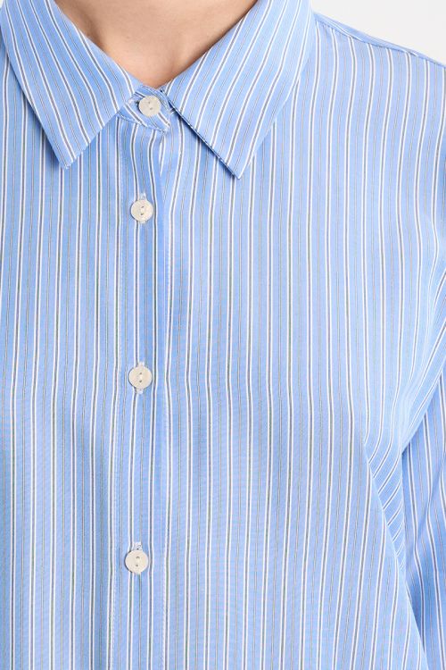 Oversized striped shirt